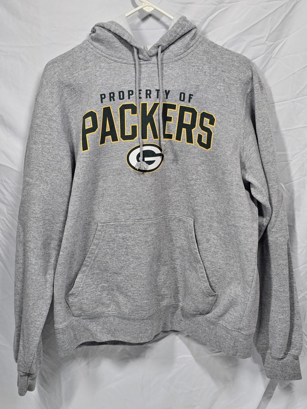 Green Bay Packers Property Of Graphic Pullover Hoodie Gray